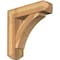 Ekena Millwork Thorton Craftsman Rough Sawn Bracket w/ Offset Brace, Western Red Cedar, 8"W x 30"D x 30"H BKT0806X30X30THR04RWR - alternate 1
